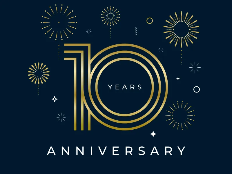 10 Years Anniversary Featured Image